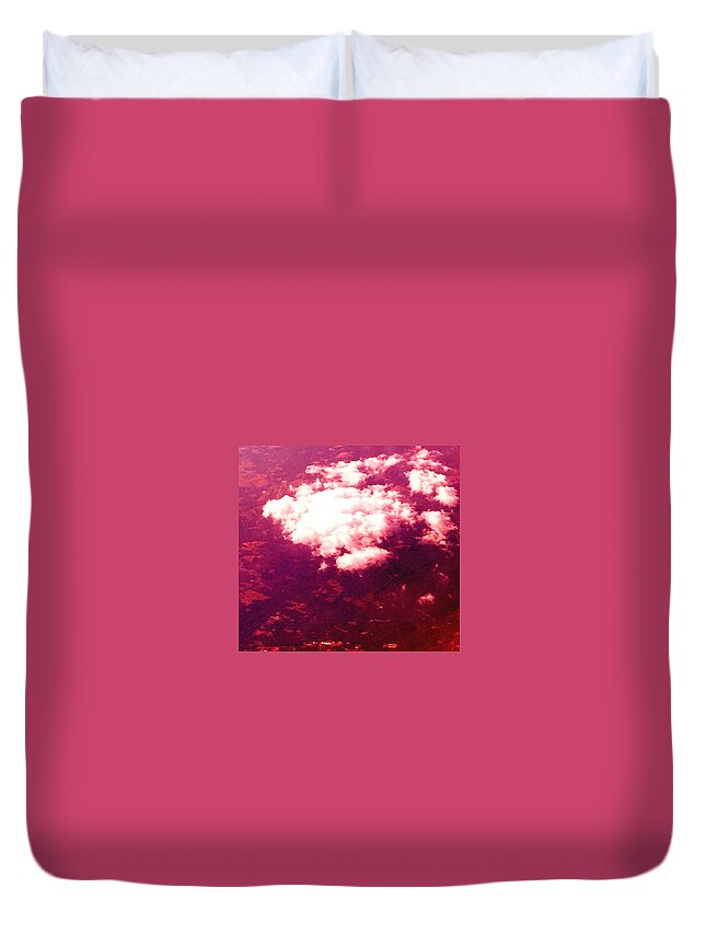 Amazing Duvet Cover featuring the photograph Crimson Eyee by Trevor A Smith