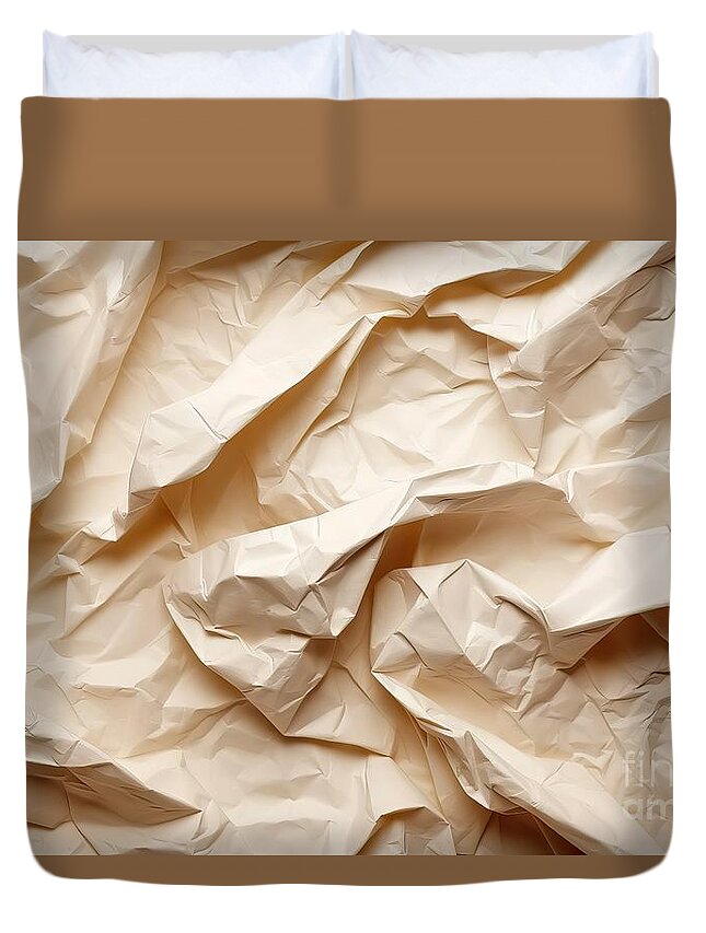 Beige flax cloth texture abstract #1 Yoga Mat by Arletta Cwalina - Pixels