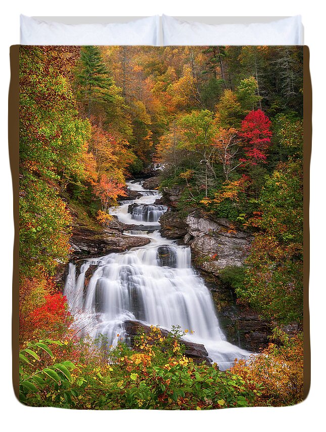 North Carolina Waterfalls Duvet Covers