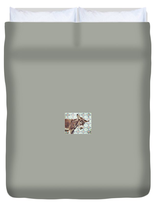 Burros Duvet Cover featuring the photograph Did Someone Say Burrrrrito?? by Mary Hone