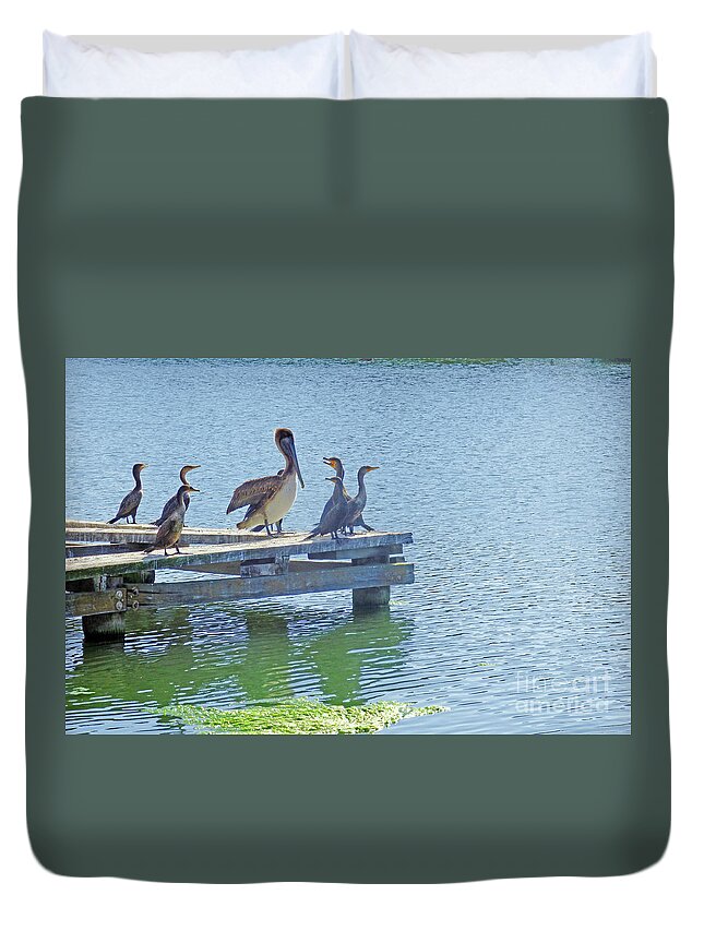 Landscape Duvet Cover featuring the photograph Did You Hear About 300 by Sharon Williams Eng