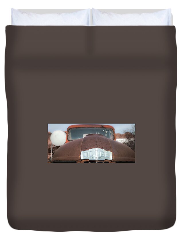 Dodge Duvet Cover featuring the photograph Dodge Brothers by Darrell Foster