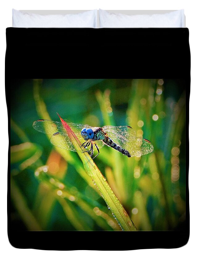  Duvet Cover featuring the photograph Dragon Fairy by Gena Herro