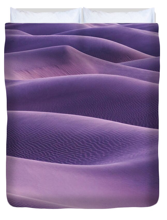 Dawn Duvet Cover featuring the photograph Dunes At Dawns Light by David Downs