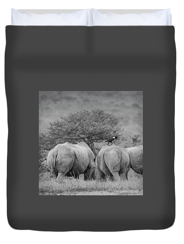 Big 5 Duvet Cover featuring the photograph End of the Day by Maresa Pryor-Luzier