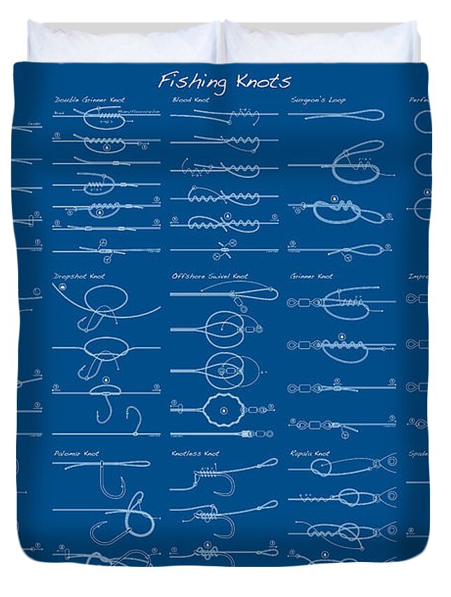 Fishing Knots Duvet Cover by Andy Steer - Fine Art America