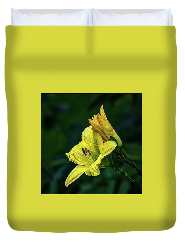 Bloom Duvet Cover featuring the photograph Fleeting Beauty by Brian Shoemaker