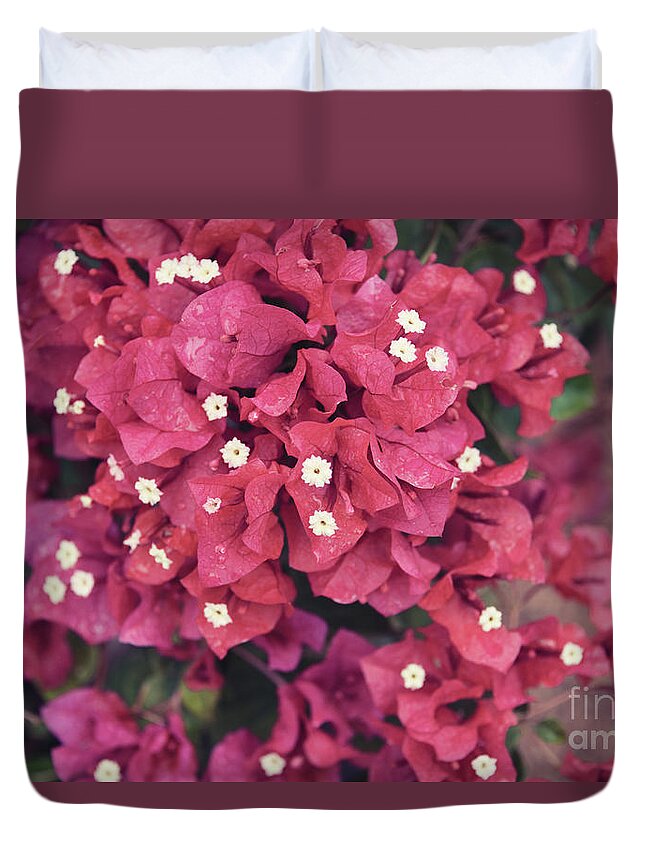 Pink Duvet Cover featuring the photograph Floral 44 #moody by Andrea Anderegg