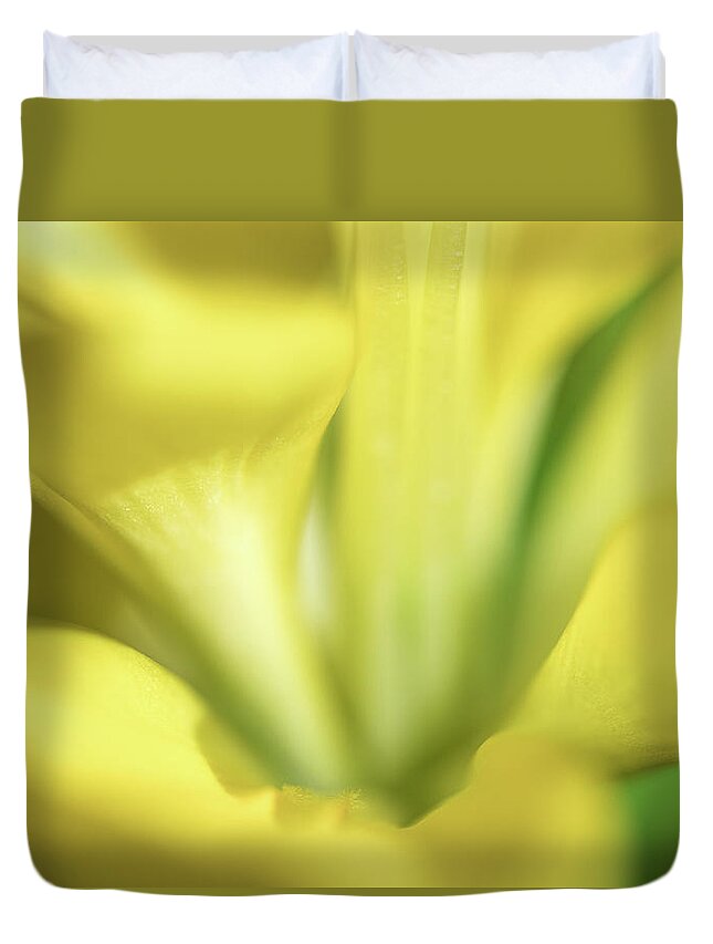 Flower Duvet Cover featuring the photograph Floral Dreams by Amelia Pearn