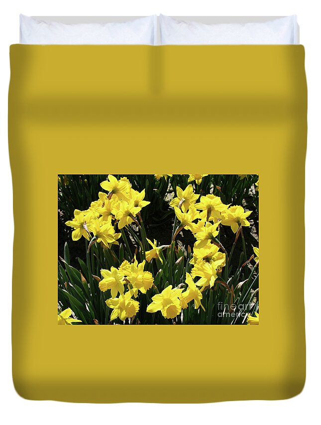 Flowers Galore! By Norma Appleton Duvet Cover featuring the photograph Flowers Galore by Norma Appleton
