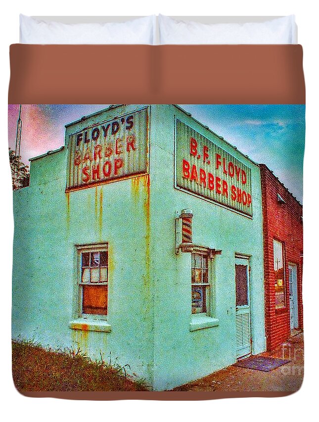 Duvet Cover featuring the photograph Floyd's by Rodney Lee Williams