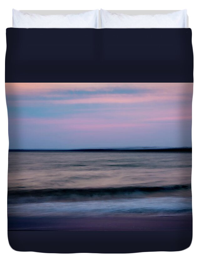 2019 Duvet Cover featuring the photograph Folly Beach Sunset-2 by Charles Hite