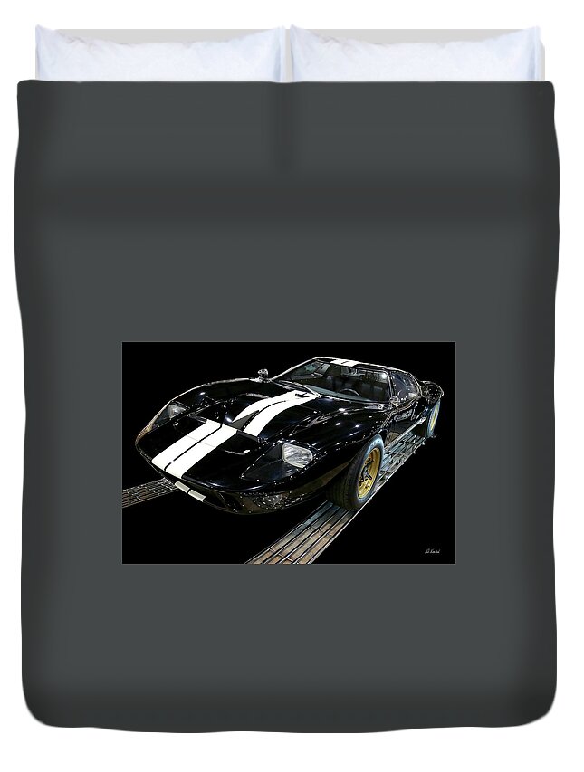 Ford Gt Duvet Cover featuring the photograph Ford GT by Peter Kraaibeek