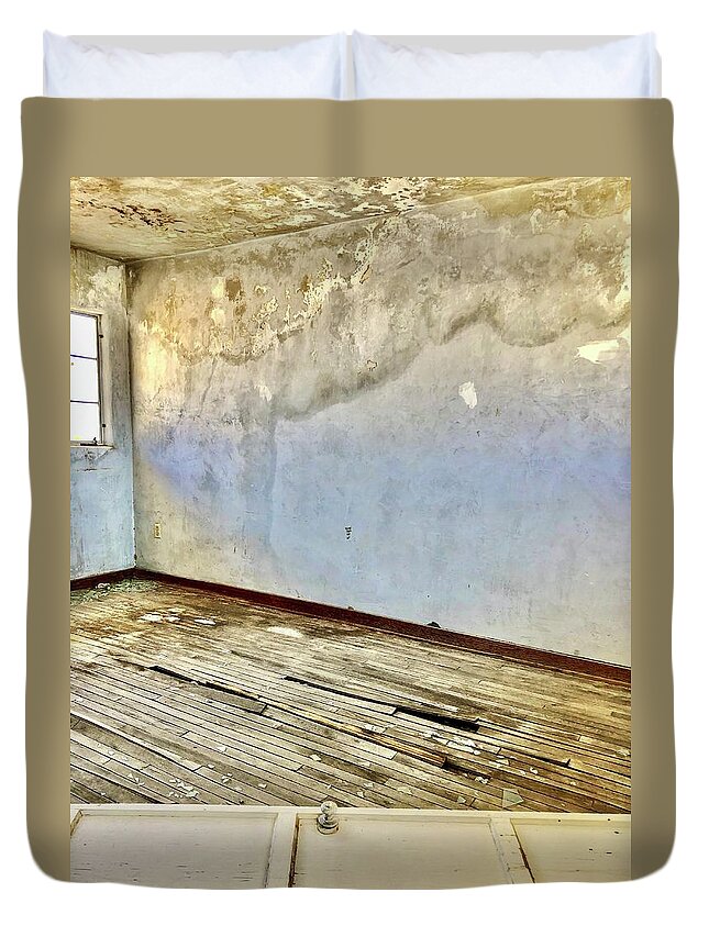 Rectory Duvet Cover featuring the photograph Forsaken Rectory by Sarah Lilja