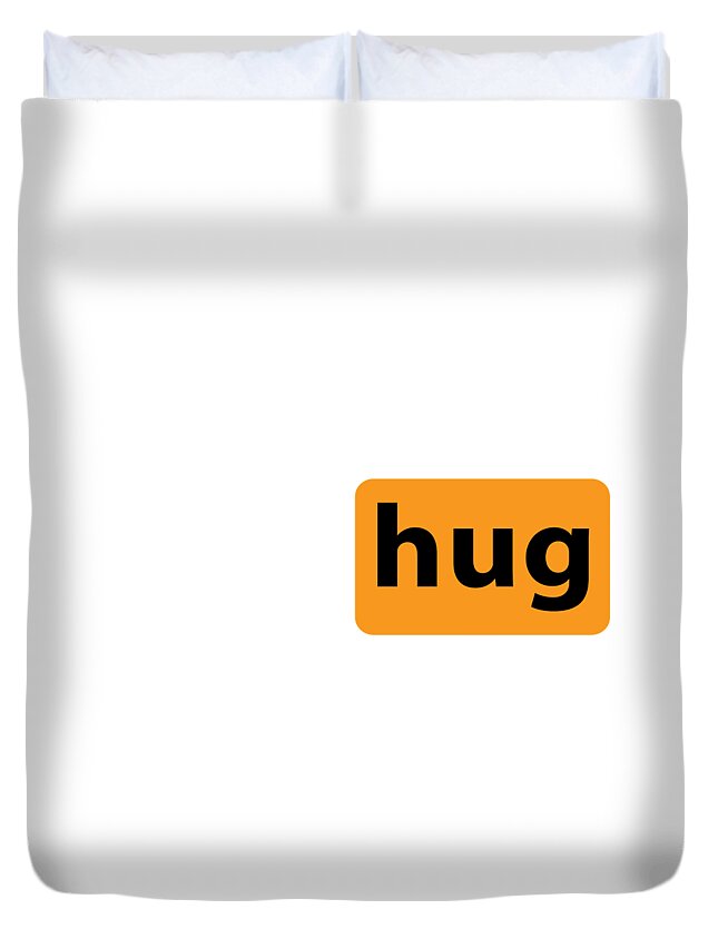 Free Hug Pornhub style Duvet Cover by Tony Stone - Pixels