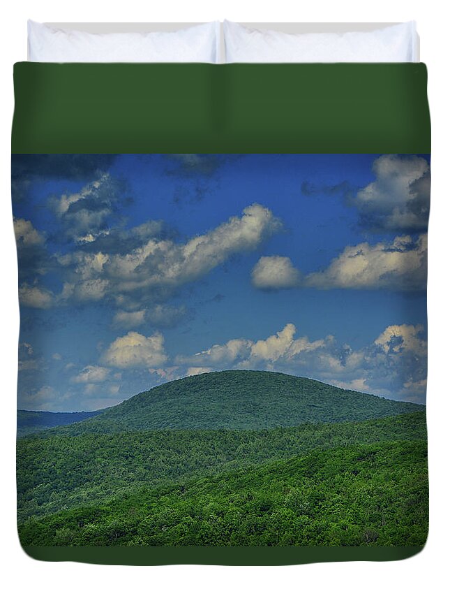 From Moormans Gap Duvet Cover featuring the photograph From Moormans Gap by Raymond Salani III