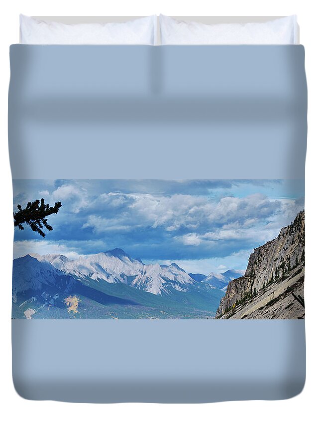 Voyage Duvet Cover featuring the photograph From Sulfur by Carl Marceau