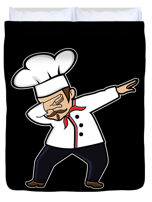 Funny Cute Dabbing Chef Gift Idea by Haselshirt