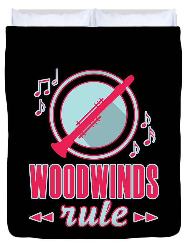 Funny Oboe Woodwind Instrument Music Oboeist Gift Duvet Cover by Lukas  Davis - Pixels