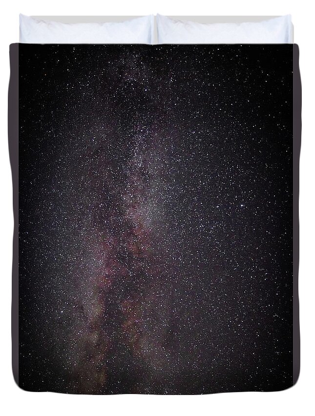 Space Duvet Cover featuring the photograph Gazing by Jamie Tyler