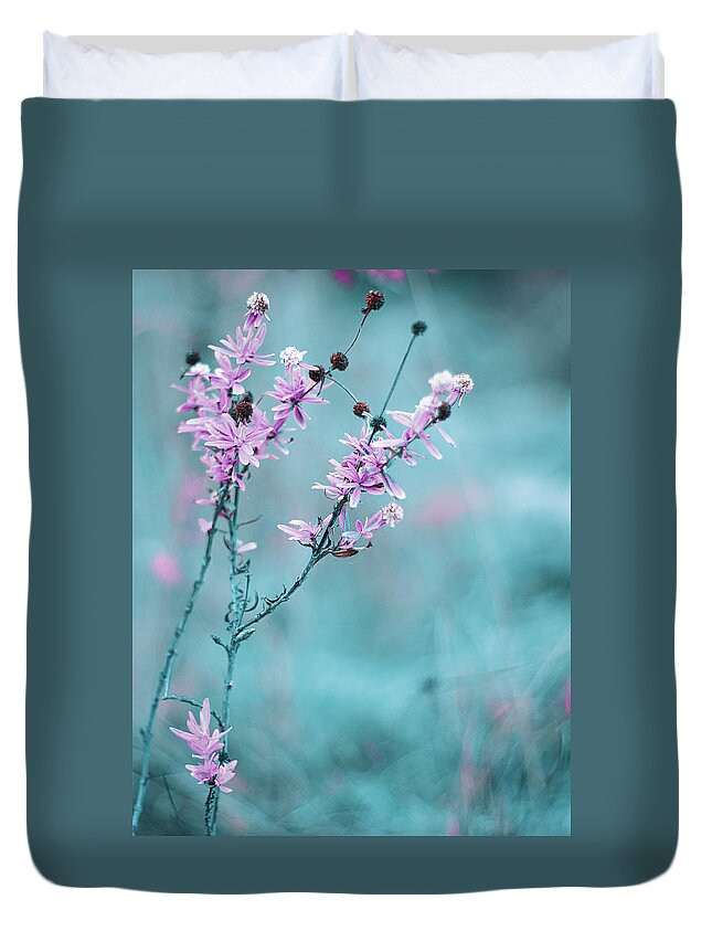 Nature Art Duvet Cover featuring the photograph Gemini Twins by Gian Smith