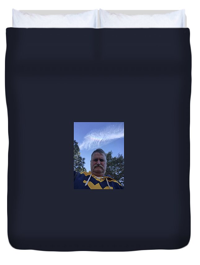 Sky Duvet Cover featuring the photograph Glory In The Sky by Matthew Seufer