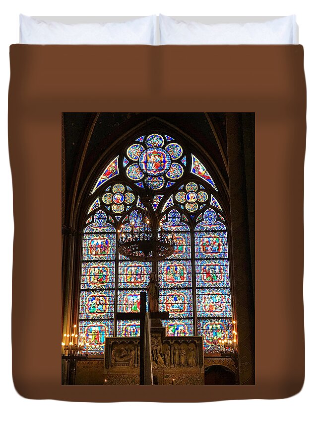 God Duvet Cover featuring the photograph God's Grace by Lee Darnell
