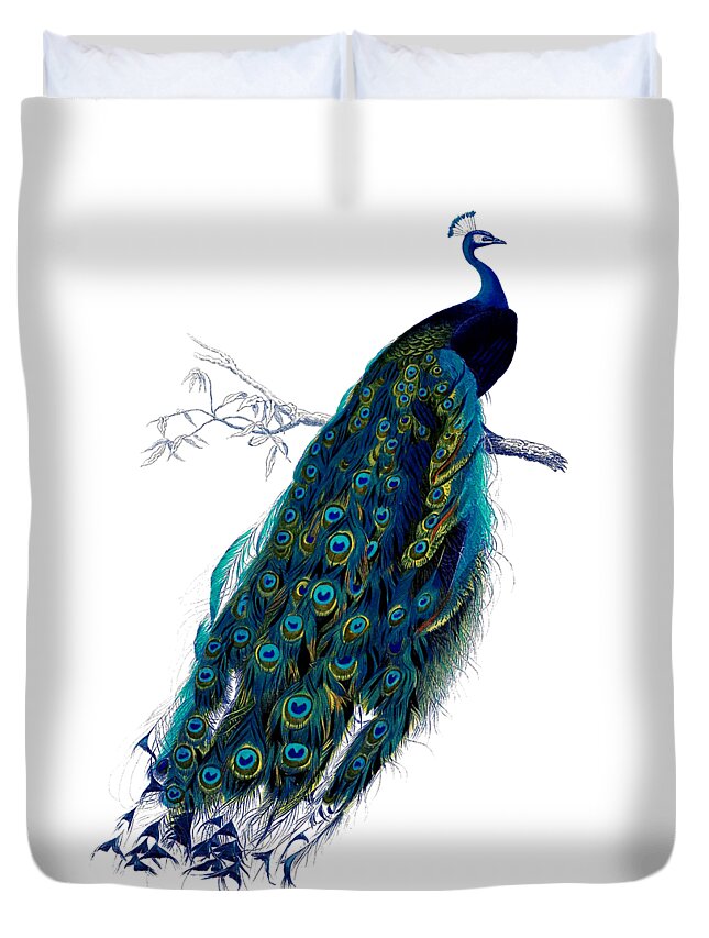 Indian Peacock Duvet Covers
