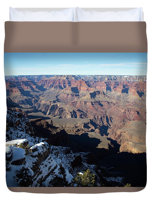 Grand Canyon Duvet Cover featuring the photograph Grand Canyon #12 by Steve Templeton