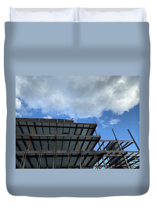 Building Duvet Cover featuring the photograph Grand Opening by Lee Darnell