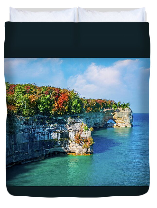 Grand Portal Point Duvet Cover featuring the digital art Grand Portal Point by Kevin McClish