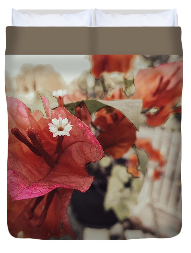 Bougainvillea Spectabilis Duvet Cover featuring the photograph Great Bougainvillea by W Craig Photography