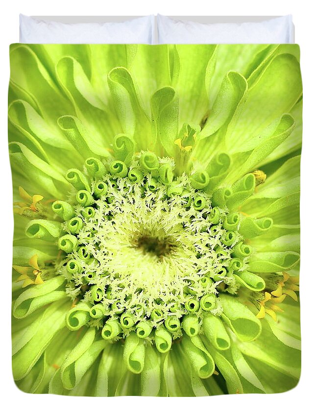 Green Duvet Cover featuring the photograph Green by Lens Art Photography By Larry Trager