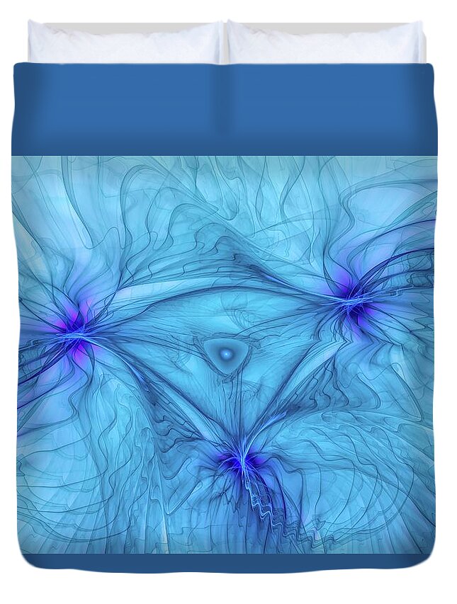 Home Duvet Cover featuring the digital art Headwaters by Jeff Iverson