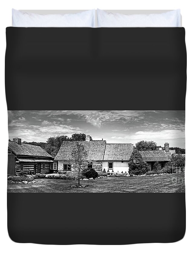 Horse Duvet Cover featuring the photograph Hf0701b Bnw by Howard Roberts