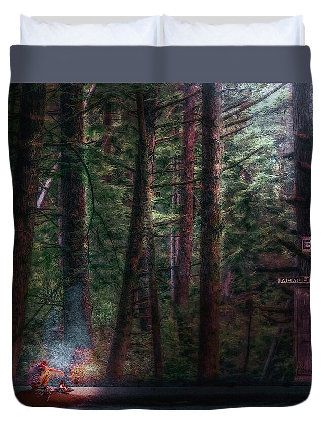 Photography Duvet Cover featuring the photograph Holodream by Craig Boehman