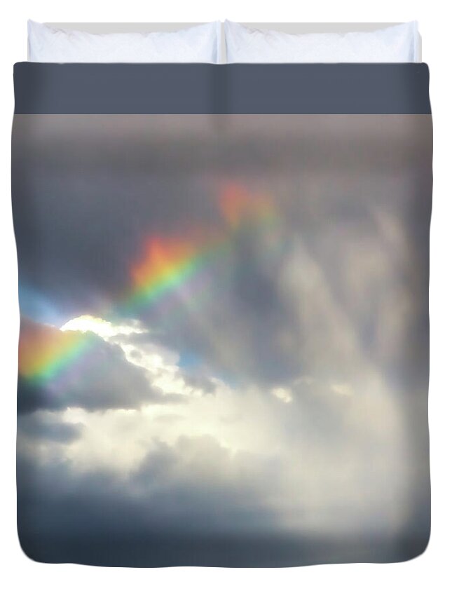 Ark Duvet Cover featuring the photograph Hope on the Other Side by Rick Furmanek
