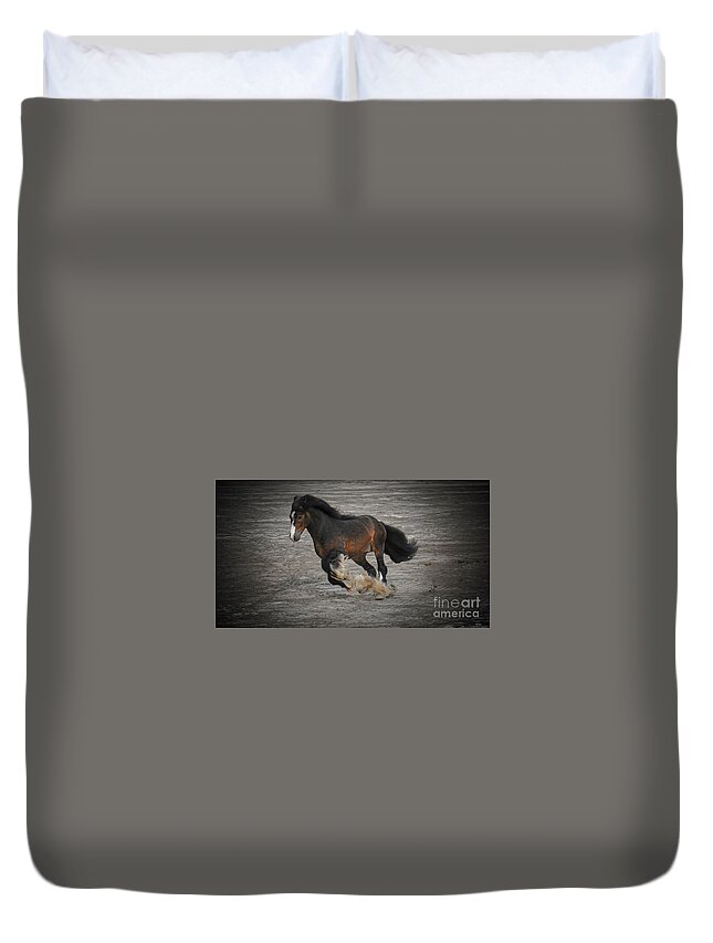 Horse Duvet Cover featuring the photograph Horse Show Germantown Tennessee III by Veronica Batterson