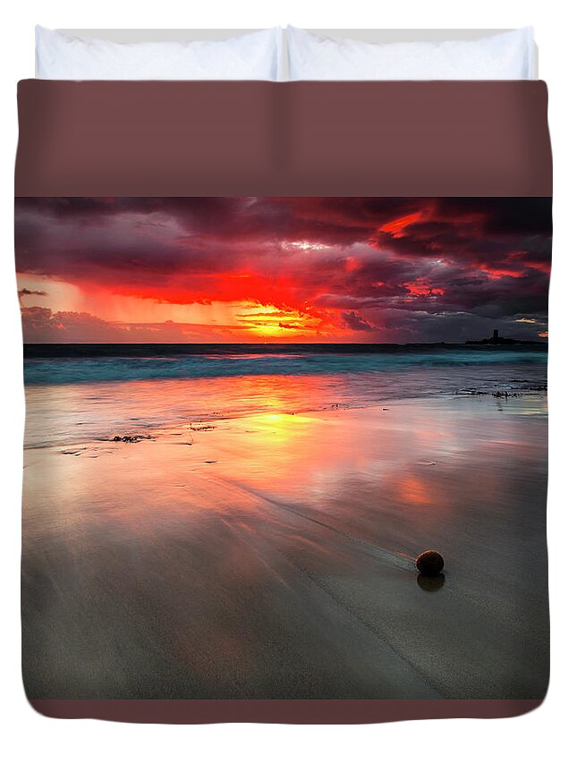Greece Duvet Cover featuring the photograph Hypnosis by Evgeni Dinev