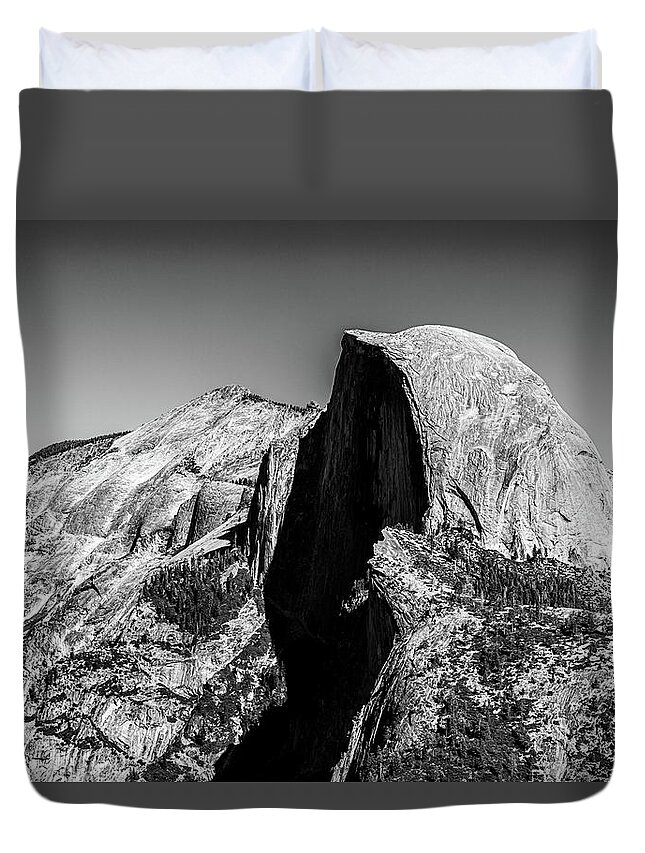 Autumn Duvet Cover featuring the photograph Icon View Yosemite by Peter Tellone