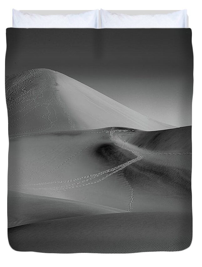 California Duvet Cover featuring the photograph I'm a Whisper, I'm a Secret by Peter Tellone