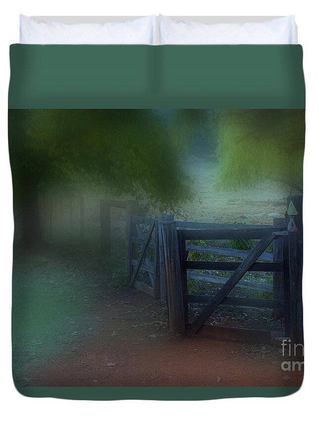 Moody Duvet Cover featuring the photograph In the Mood by Elaine Teague