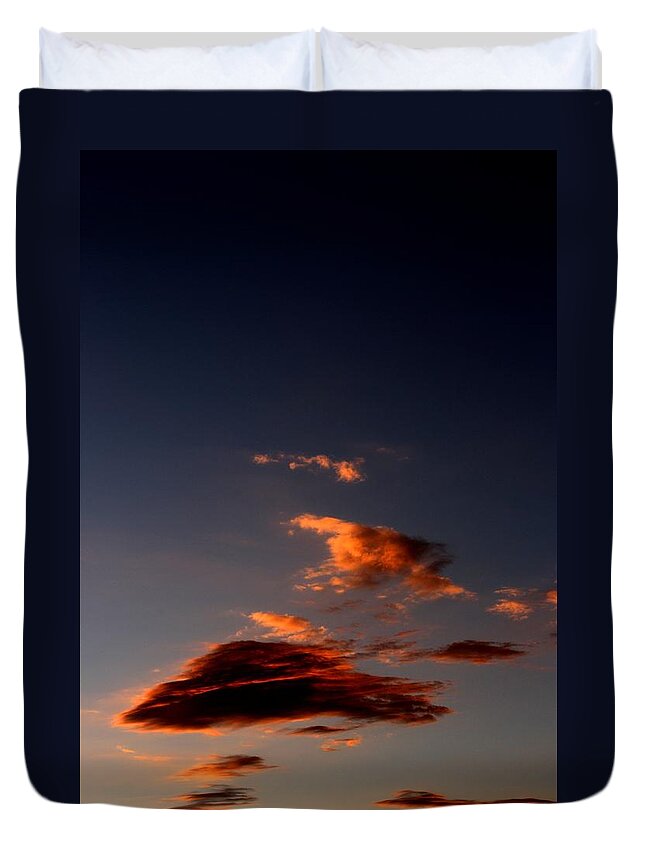 Cloud Duvet Cover featuring the photograph Islands in the Sky by Joe Kozlowski