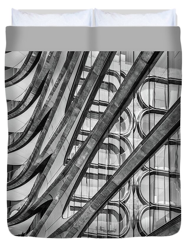 Abstract Duvet Cover featuring the photograph It Is Complicated by Elvira Peretsman