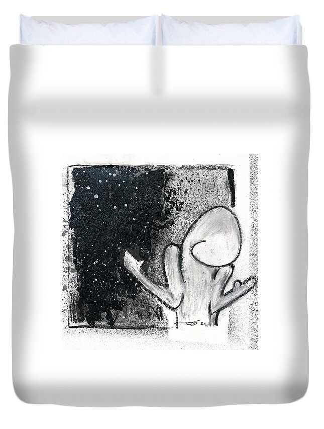 Skredch Duvet Cover featuring the photograph Just the way it is by Eduard Meinema