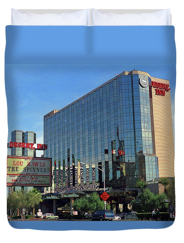 America Duvet Cover featuring the photograph Las Vegas 1994 #3 by Frank Romeo