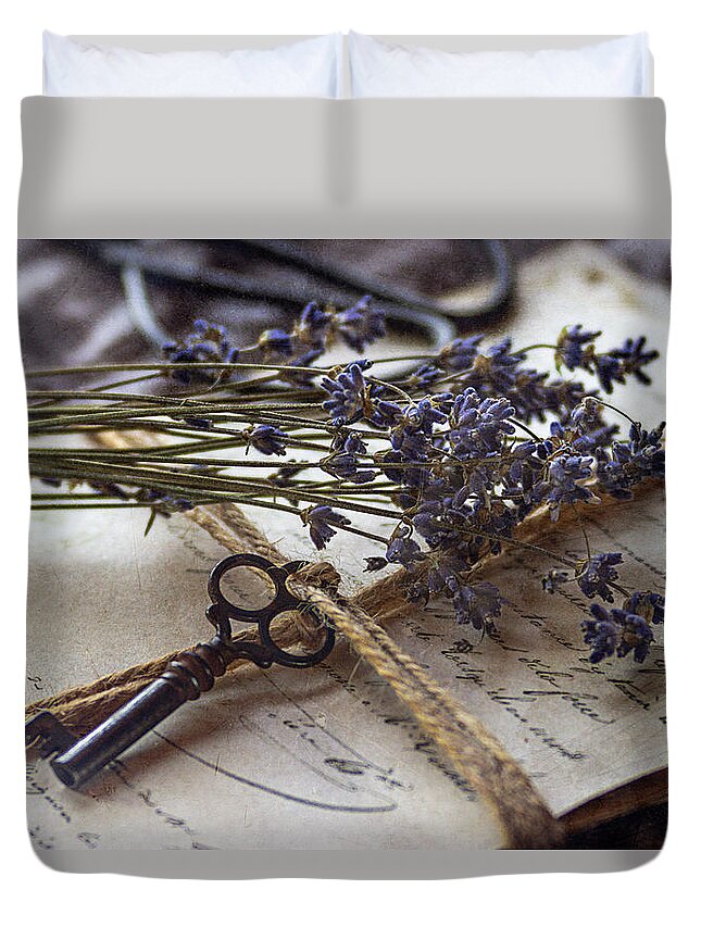 Lavender Duvet Cover featuring the photograph Lavender by Cindi Ressler