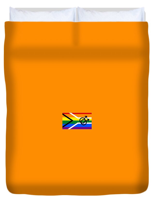 Lgbtq Duvet Cover featuring the mixed media LGBTQ Symbols by Nancy Ayanna Wyatt