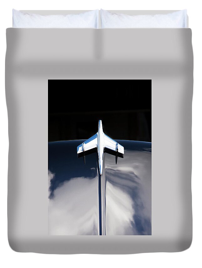 Chevy Duvet Cover featuring the photograph Lift Off by W Chris Fooshee