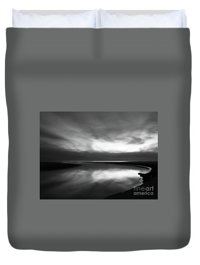 Coast Duvet Cover featuring the photograph Flow by John F Tsumas